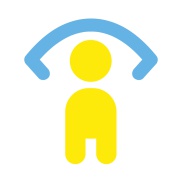 Blanco Portrait mittig